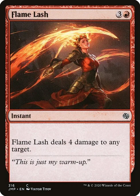 Flame Lash, carta Magic di tipo Instant illustrata da Viktor Titov