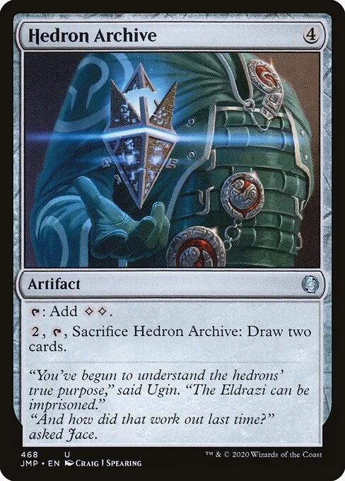 Hedron Archive, carta Magic di tipo Artifact illustrata da Craig J Spearing