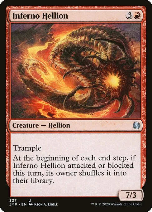 Inferno Hellion, carta Magic di tipo Creature — Hellion illustrata da Jason A. Engle