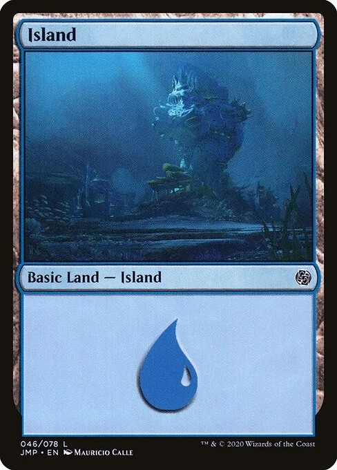 Island, carta Magic di tipo Basic Land — Island illustrata da Mauricio Calle