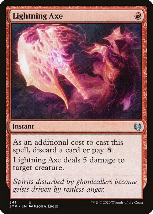 Lightning Axe, carta Magic di tipo Instant illustrata da Jason A. Engle