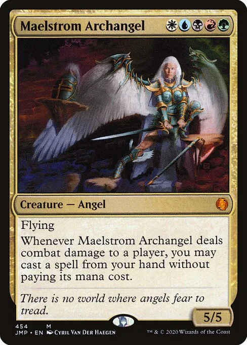 Maelstrom Archangel, carta Magic di tipo Creature — Angel illustrata da Cyril Van Der Haegen