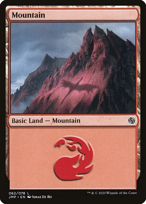 Mountain, carta Magic di tipo Basic Land — Mountain illustrata da Jonas De Ro