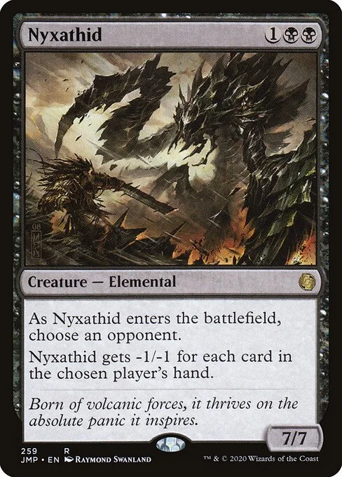 Nyxathid, carta Magic di tipo Creature — Elemental illustrata da Raymond Swanland