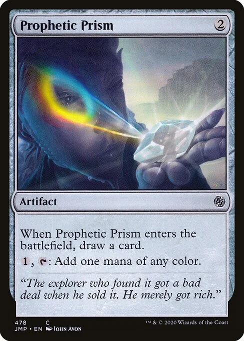 Prophetic Prism, carta Magic di tipo Artifact illustrata da John Avon