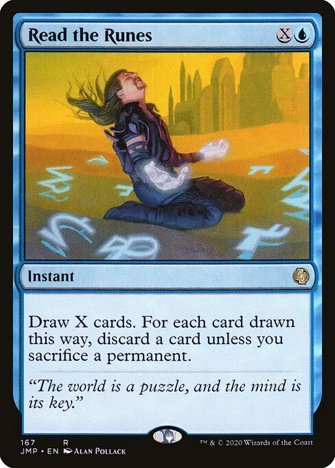Read the Runes, carta Magic di tipo Instant illustrata da Alan Pollack