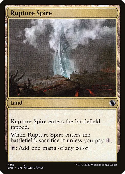 Rupture Spire, carta Magic di tipo Land illustrata da Jaime Jones
