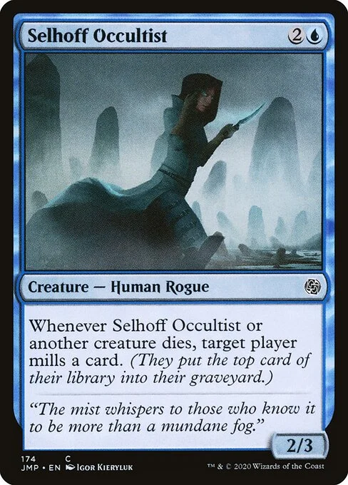 Selhoff Occultist, carta Magic di tipo Creature — Human Rogue illustrata da Igor Kieryluk