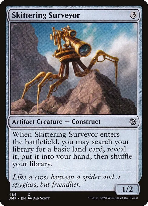 Skittering Surveyor, carta Magic di tipo Artifact Creature — Construct illustrata da Dan Murayama Scott