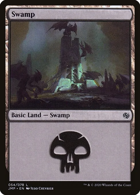 Swamp, carta Magic di tipo Basic Land — Swamp illustrata da Jedd Chevrier