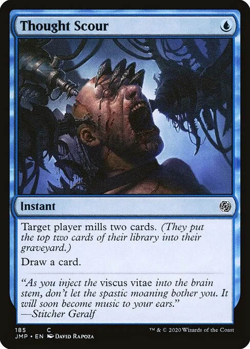 Thought Scour, carta Magic di tipo Instant illustrata da David Rapoza