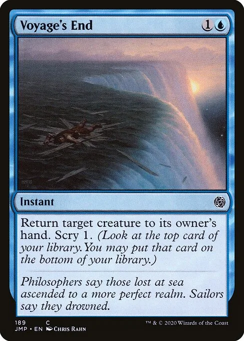 Voyage's End, carta Magic di tipo Instant illustrata da Chris Rahn