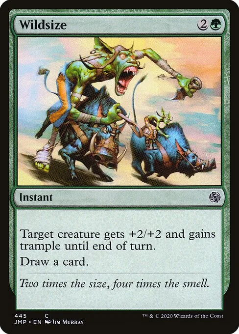 Wildsize, carta Magic di tipo Instant illustrata da Jim Murray