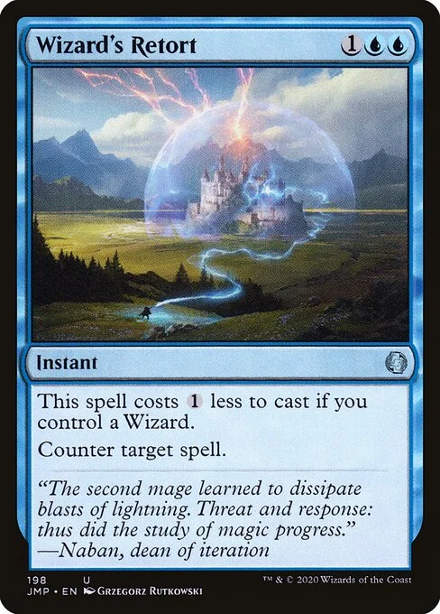 Wizard's Retort, carta Magic di tipo Instant illustrata da Grzegorz Rutkowski