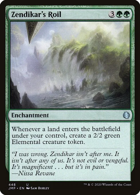Zendikar's Roil, carta Magic di tipo Enchantment illustrata da Sam Burley