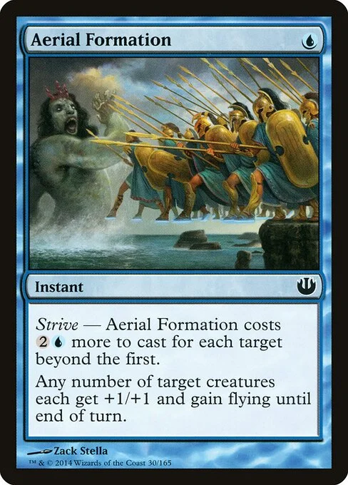 Aerial Formation, carta Magic di tipo Instant illustrata da Zack Stella
