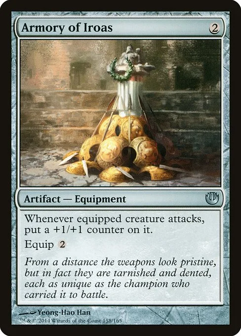 Armory of Iroas, carta Magic di tipo Artifact — Equipment illustrata da Yeong-Hao Han