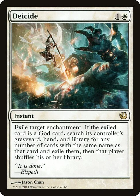 Deicide, carta Magic di tipo Instant illustrata da Jason Chan