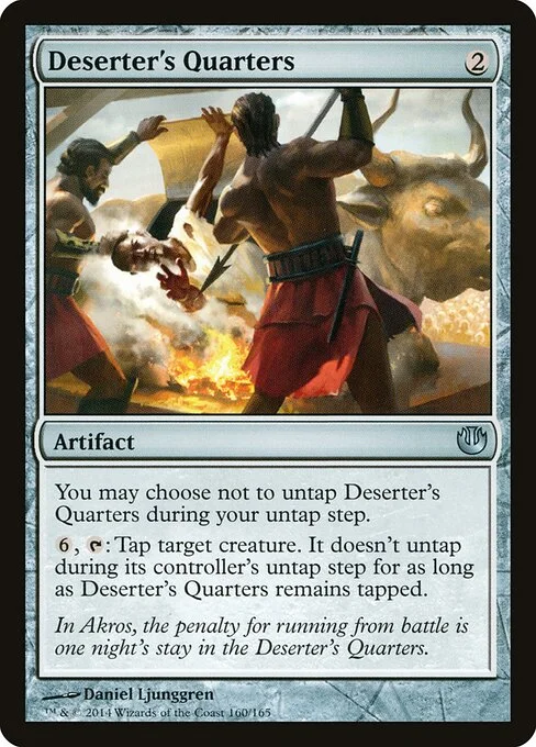Deserter's Quarters, carta Magic di tipo Artifact illustrata da Daniel Ljunggren