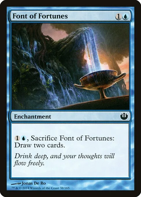 Font of Fortunes, carta Magic di tipo Enchantment illustrata da Jonas De Ro