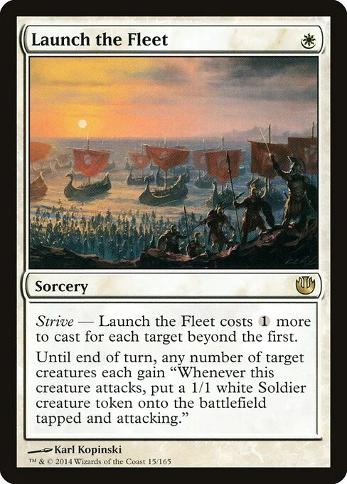 Launch the Fleet, carta Magic di tipo Sorcery illustrata da Karl Kopinski