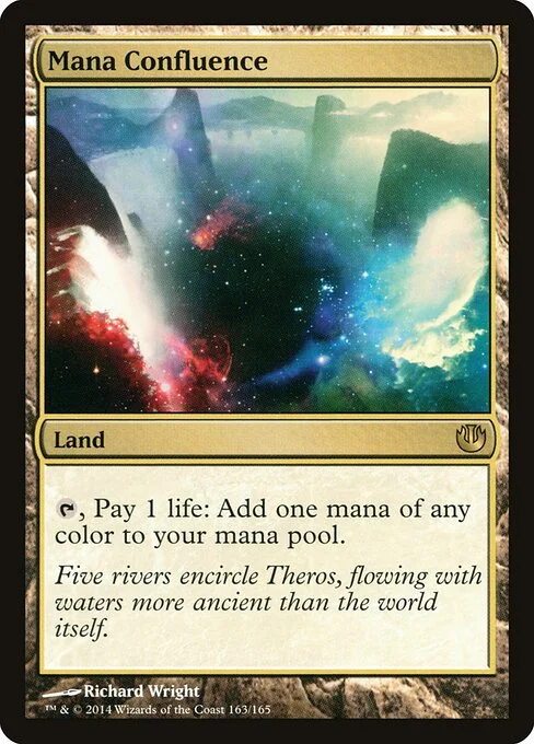 Mana Confluence, carta Magic di tipo Land illustrata da Richard Wright