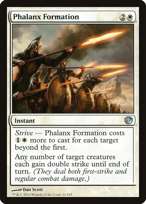 Phalanx Formation, carta Magic di tipo Instant illustrata da Dan Murayama Scott