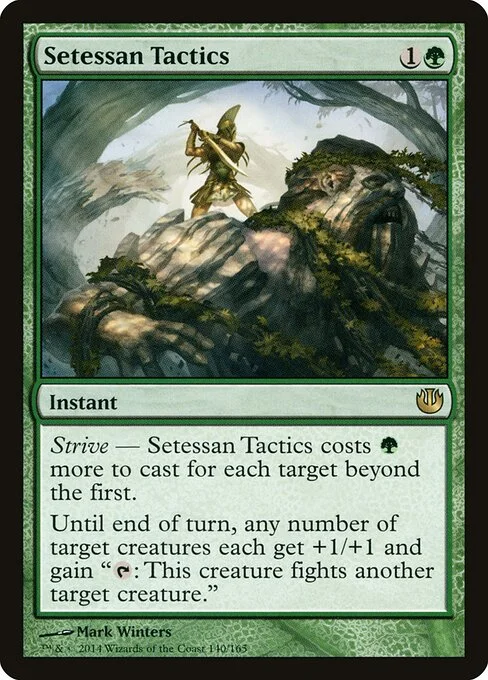 Setessan Tactics, carta Magic di tipo Instant illustrata da Mark Winters