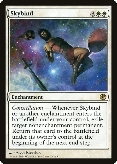 Skybind, carta Magic di tipo Enchantment illustrata da Igor Kieryluk