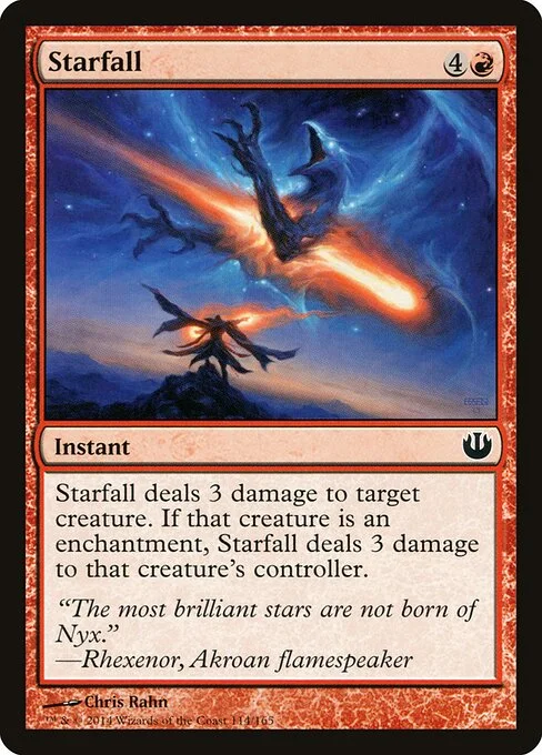 Starfall, carta Magic di tipo Instant illustrata da Chris Rahn