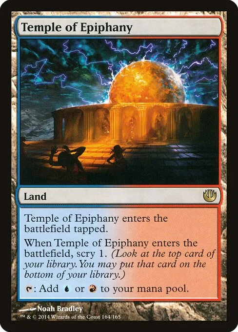 Temple of Epiphany, carta Magic di tipo Land illustrata da Noah Bradley