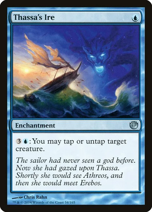 Thassa's Ire, carta Magic di tipo Enchantment illustrata da Chris Rahn