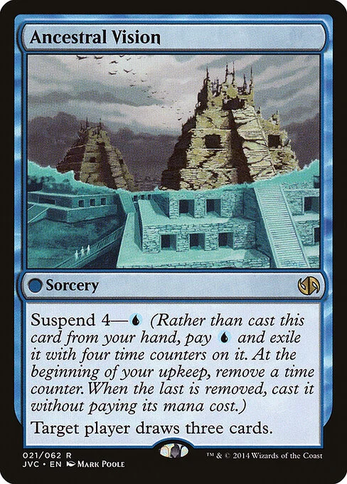 Ancestral Vision, carta Magic di tipo Sorcery illustrata da Mark Poole