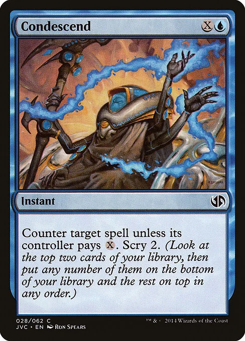 Condescend, carta Magic di tipo Instant illustrata da Ron Spears