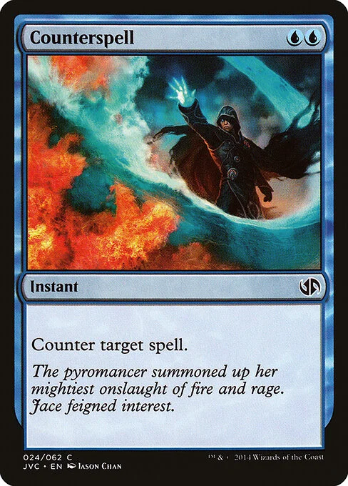 Counterspell, carta Magic di tipo Instant illustrata da Jason Chan
