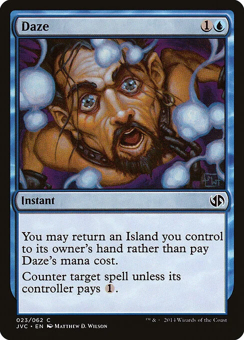 Daze, carta Magic di tipo Instant illustrata da Matthew D. Wilson