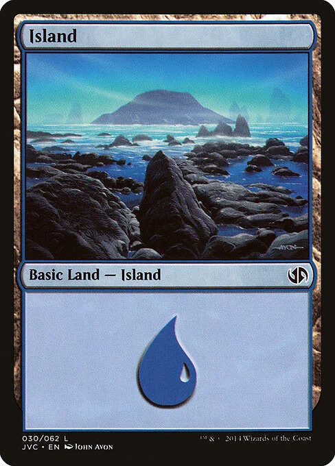 Island, carta Magic di tipo Basic Land — Island illustrata da John Avon