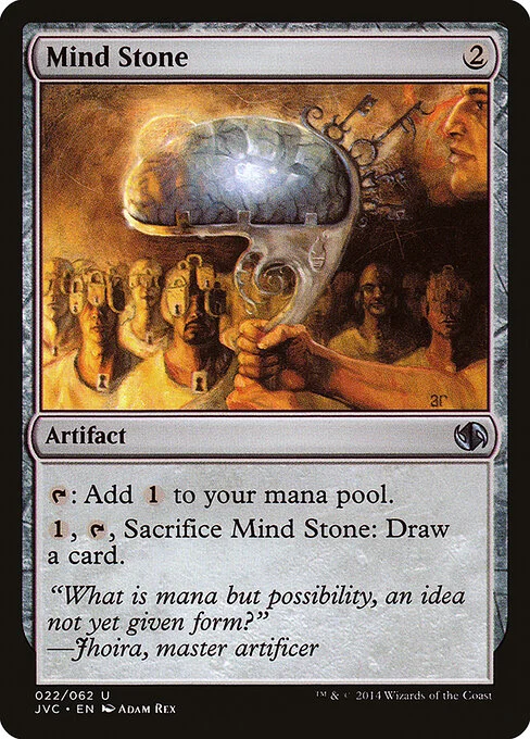 Mind Stone, carta Magic di tipo Artifact illustrata da Adam Rex