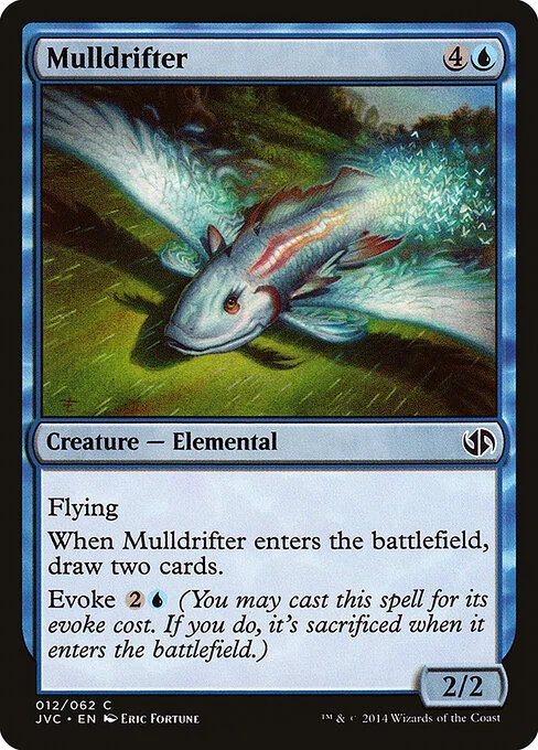Mulldrifter, carta Magic di tipo Creature — Elemental illustrata da Eric Fortune