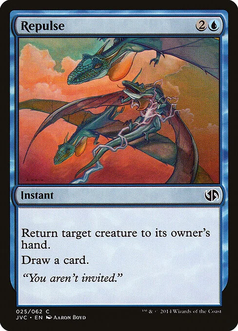 Repulse, carta Magic di tipo Instant illustrata da Aaron Boyd