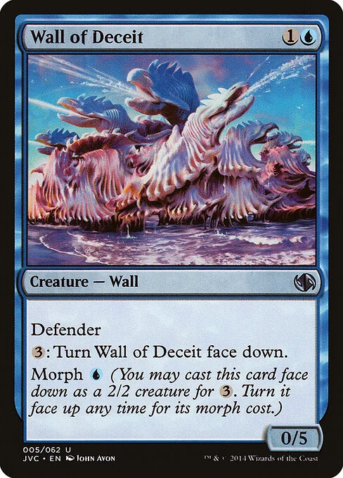 Wall of Deceit, carta Magic di tipo Creature — Wall illustrata da John Avon