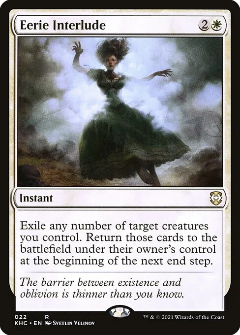 Eerie Interlude, carta Magic di tipo Instant illustrata da Svetlin Velinov