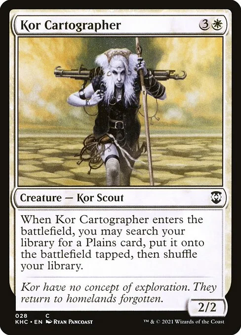 Kor Cartographer, carta Magic di tipo Creature — Kor Scout illustrata da Ryan Pancoast
