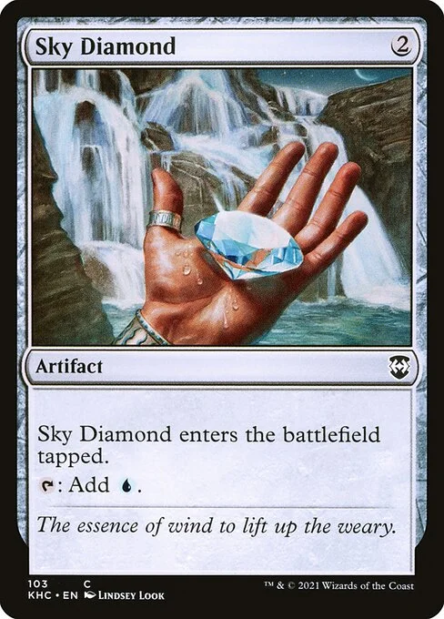 Sky Diamond, carta Magic di tipo Artifact illustrata da Lindsey Look