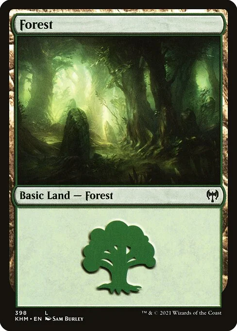 Forest, carta Magic di tipo Basic Land — Forest illustrata da Sam Burley