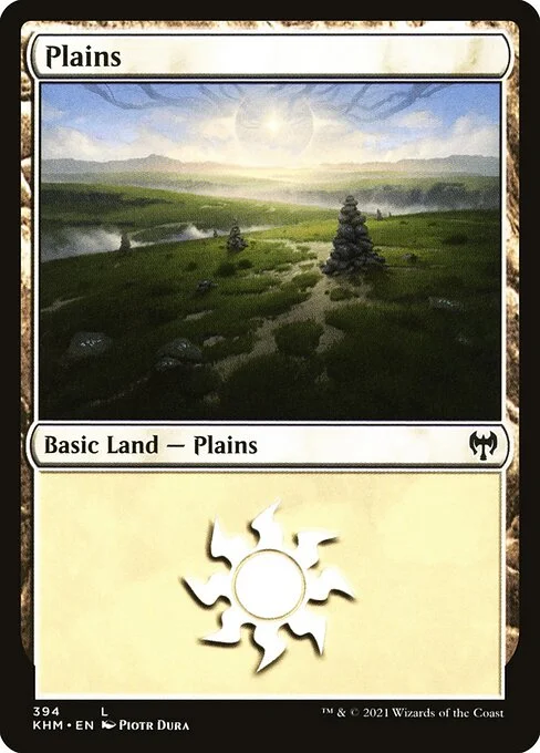 Plains, carta Magic di tipo Basic Land — Plains illustrata da Piotr Dura