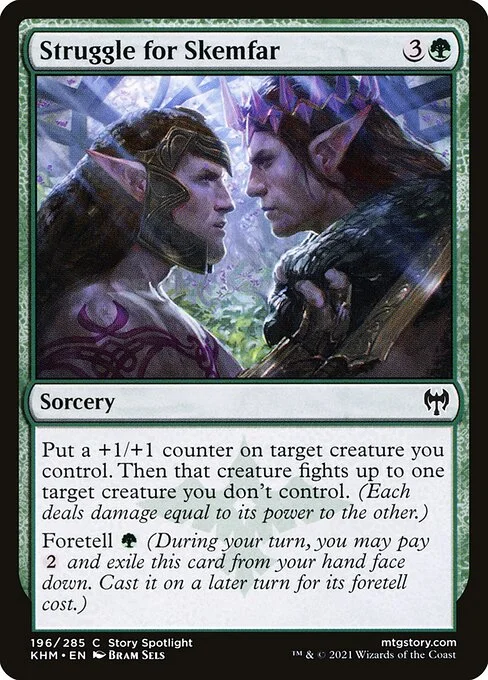 Struggle for Skemfar, carta Magic di tipo Sorcery illustrata da Bram Sels