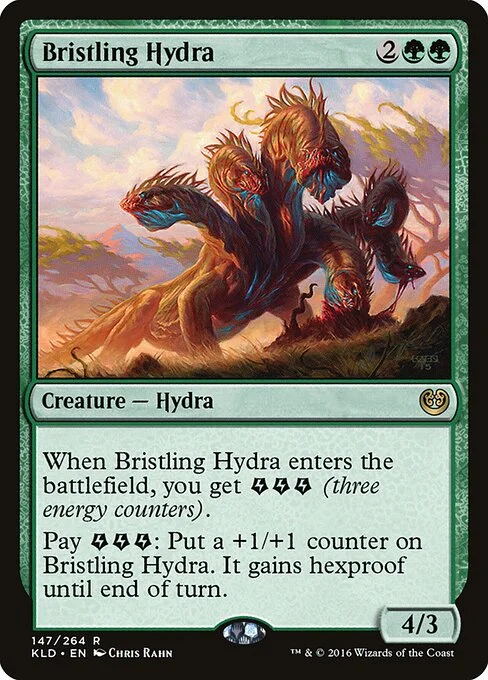 Bristling Hydra, carta Magic di tipo Creature — Hydra illustrata da Chris Rahn
