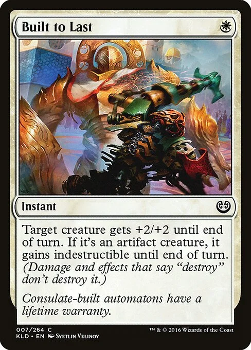 Built to Last, carta Magic di tipo Instant illustrata da Svetlin Velinov
