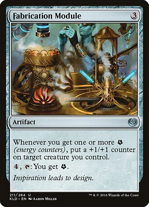 Fabrication Module, carta Magic di tipo Artifact illustrata da Aaron Miller